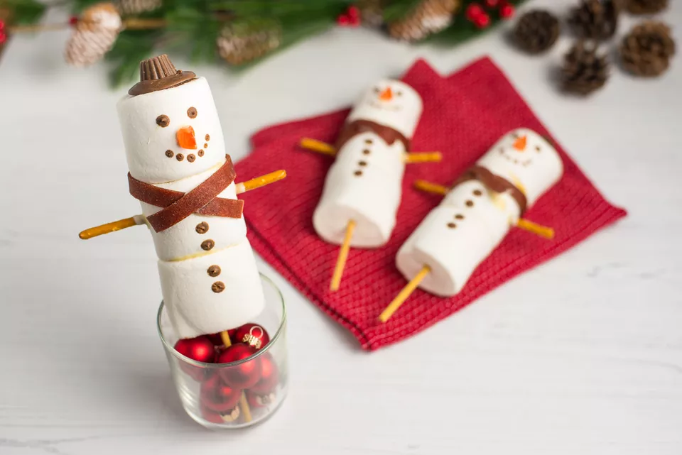 Snowman treat